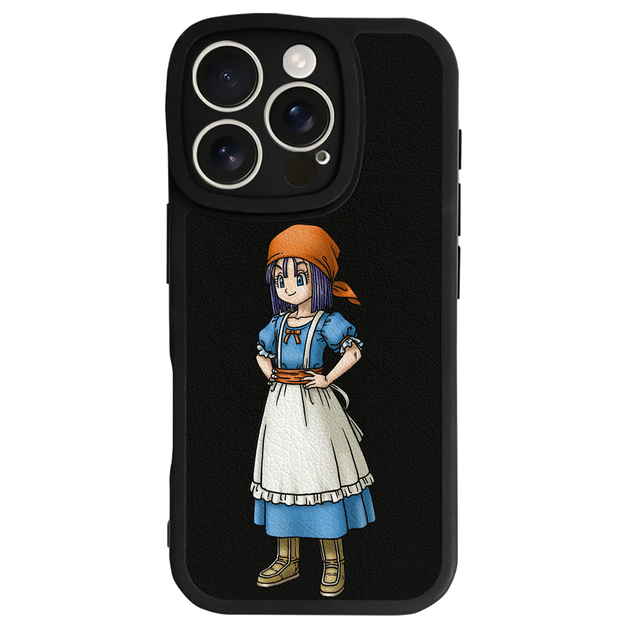 （画像用） ドラゴンクエスト Doragon Kuesuto Dragon Quest 【iPhone 16シリーズ対応】シリコンスマホケース（レザー調） 材質：シリコン